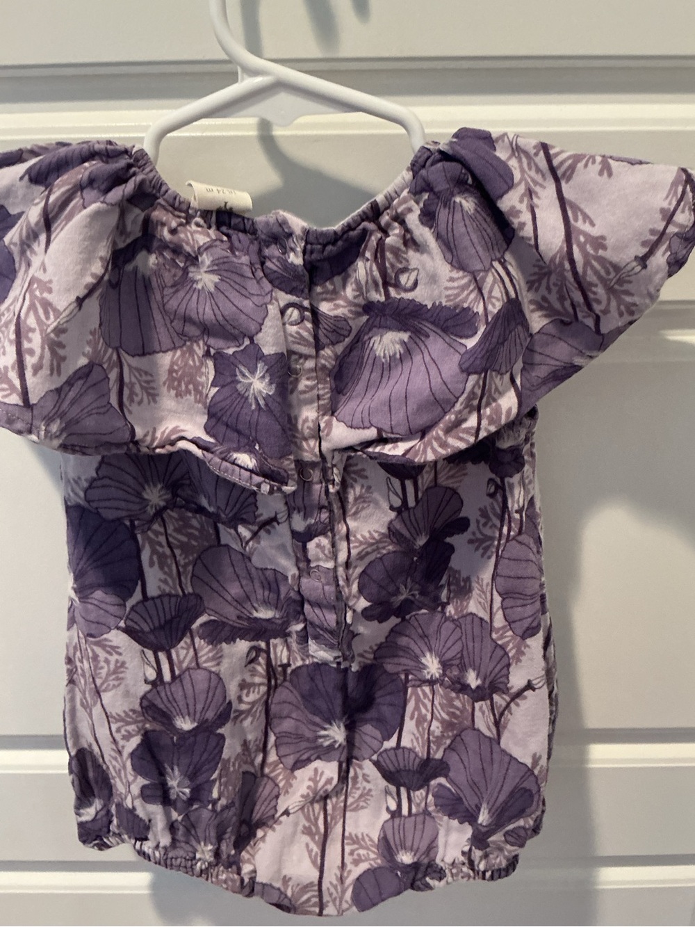 Kate Quinn Bundle of Two Organic Cotton Floral Rompers Size 18-24M - Picture 3 of 7